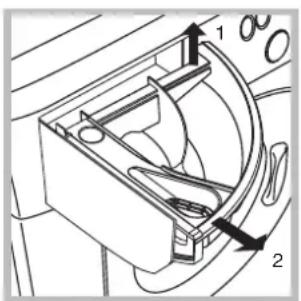 Ariston Thermo AVG16 - Cleaning the detergent dispenser - 1