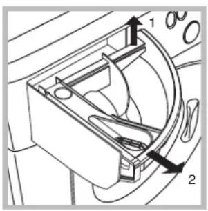 Ariston Thermo AVD 129 - Nettoyage du tiroir à produits lessiviels - 1
