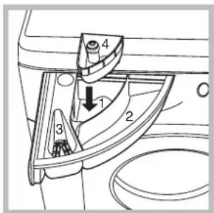 Ariston Thermo AVD 129 - Detergent dispenser - 1