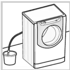 Ariston Thermo AQXXF 129 - Ouverture manuelle de la porte hublot - 1