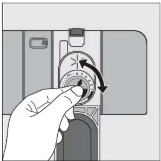 AEG-ELECTROLUX Favorit F60660 M - Einstellung der Klarspüldosierung - 2
