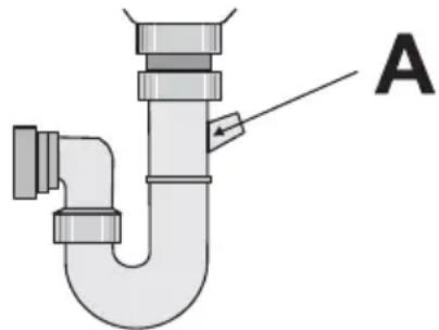AEG-ELECTROLUX Favorit 99020 IMM - Aansluiting waterafvoerslang - 3