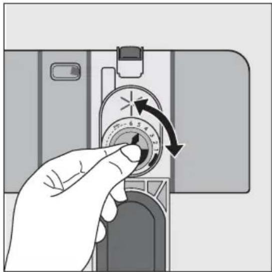 AEG-ELECTROLUX Favorit 89020 I - De glansmiddeldosering instellen - 2