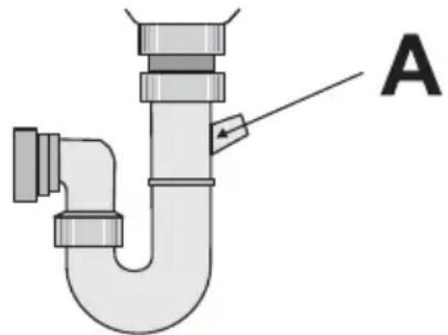 AEG-ELECTROLUX Favorit 89020 I - Anschluss des Ablaufschlauchs - 3