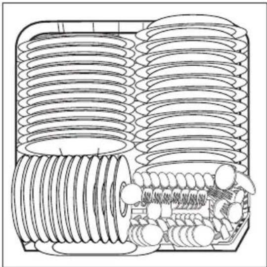 AEG-ELECTROLUX Favorit 89020 I - Beispiel für Beladungsmöglichkeiten: - 3