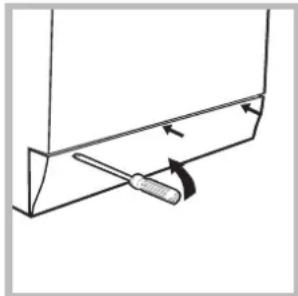 Ariston Thermo FDG 9640 - Ouverture manuelle du hublot - 2