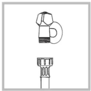 Ariston Thermo FDD 9640 - Anschluss des Zulaufschlauches - 1
