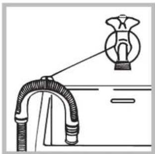 Ariston Thermo FDD 9640 - Raccordement du tuyau de vidange - 2