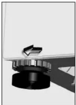 DURABASE WM1010 - EINSTELLEN DER GERÄTEFÜSSE - 1