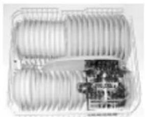 Ariston Thermo LI661A - Einstellung des oberen Geschirrkorbes. - 3