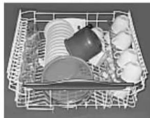 Ariston Thermo LL 65 S NA - How to adjust the top rack. - 5