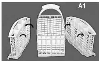 Ariston Thermo LL 65 S NA - How to adjust the top rack. - 10