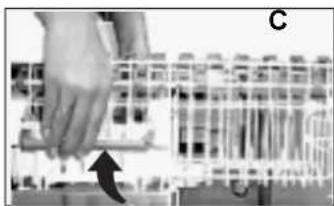 Ariston Thermo LL 65 S NA - Cómo regular el cesto superior. - 1