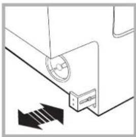 Ariston Thermo LBE68 - Inserting the machine into the Cabinet. - 4