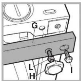 Ariston Thermo LBE68 - Adjusting the appliance height. - 1