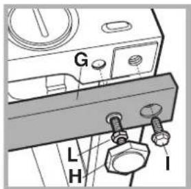 Ariston Thermo LBE68 - Hohenregulierung des Waschvollautomaten. - 1