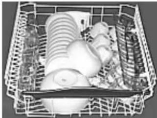 Ariston Thermo LI65EU - Regolazione del cestello superiore. - 6