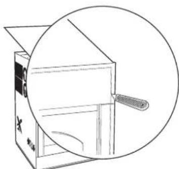 Ariston Thermo LB 12 TX - Mounting the wooden panel onto the door and inserting the machine into cabinets: - 3