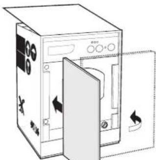 Ariston Thermo LB 12 TX - Aplicación del panel de madera en la puerta e introducción de laquina en los muebles: - 5
