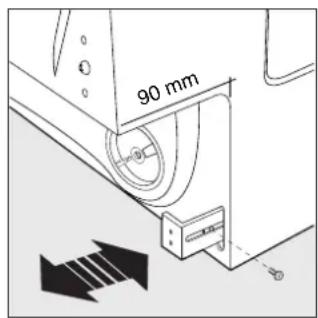 Ariston Thermo LB 12 TX - Inserting the machine into the Cabinet - 3