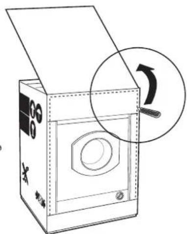 Ariston Thermo LB 12 TX - Applicazione del pannello in legno alla porta e inserimento della macchina nei mobili: - 2