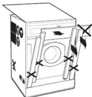 Ariston Thermo LB 12 TX - Application du panneau d'habillage en bois sur la porte et montage du machine à laver à l'intérieur des éléments: - 3