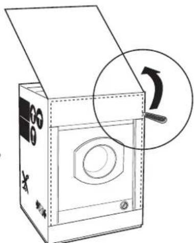 Ariston Thermo LB 12 TX - Mounting the wooden panel onto the door and inserting the machine into cabinets: - 2