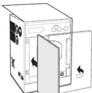 Ariston Thermo LB 12 TX - Aplicação do paine de madeira à porta e inserimento da boa nosingóveis: - 3