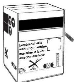 Ariston Thermo LB 12 TX - Mounting the wooden panel onto the door and inserting the machine into cabinets: - 1