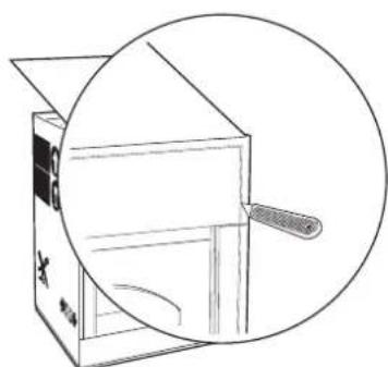 Ariston Thermo LB 12 TX - Application du panneau d'habillage en bois sur la porte et montage du machine à laver à l'intérieur des éléments: - 2