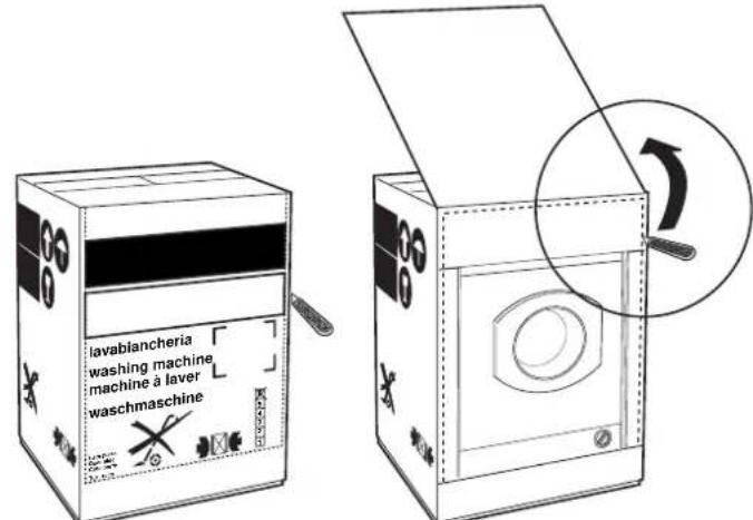 Ariston Thermo LB 12 TX - Aplicação do paine de madeira à porta e inserimento da boa nosingóveis: - 1
