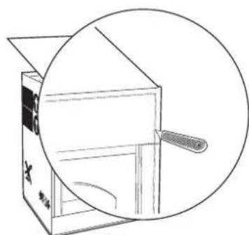 Ariston Thermo LB 12 TX - Applicazione del pannello in legno alla porta e inserimento della macchina nei mobili: - 3