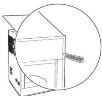 Ariston Thermo CD 12 TX - Application du panneau d'habillage en bois sur la porte et montage du lavante-sechante à l'intérieur des éléments: - 2