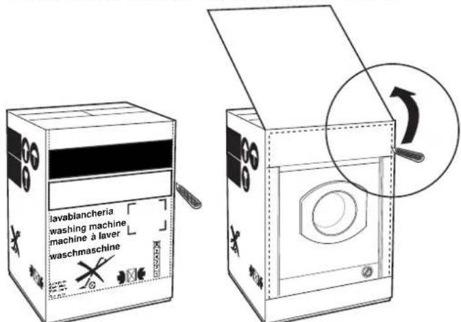 Ariston Thermo CD 12 TX - Mounting the wooden panel onto the door and inserting the machine into cabinets: - 1