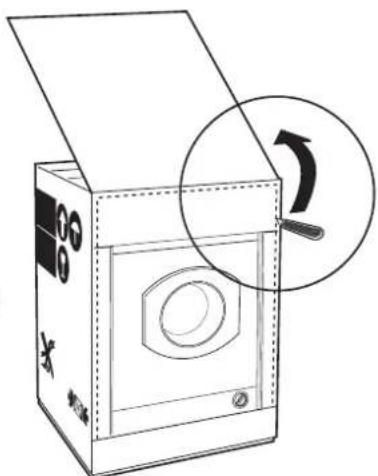 Ariston Thermo CD 12 TX - Aplicação do poinel de madeira à porta e insertamento da boa nos moveis: - 2