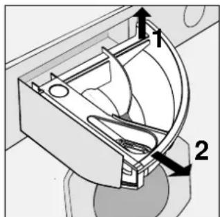 Ariston Thermo CD 12 TX - Detergent dispenser drawer - 1