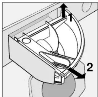 Ariston Thermo CD 12 TX - Het wasmiddelbakje - 1