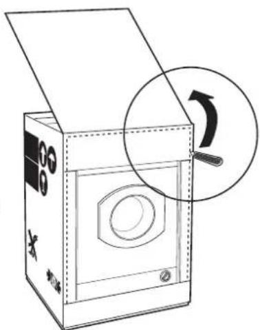 Ariston Thermo CD 12 TX - Applicazione del pannello in legno alla porta e inserimento della macchina nei mobili: - 2
