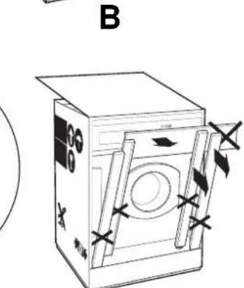 Ariston Thermo CD 12 TX - Mounting the wooden panel onto the door and inserting the machine into cabinets: - 2