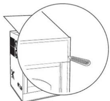 Ariston Thermo CD 12 TX - Aplicação do poinel de madeira à porta e insertamento da boa nos moveis: - 3