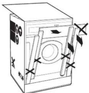 Ariston Thermo CD 12 TX - Applicazione del pannello in legno alla porta e inserimento della macchina nei mobili: - 4
