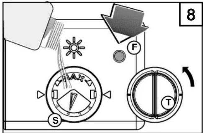 Eudora GSI6104D 1 BDA - Signalisation de contrôle pour l'introduction du liquide de rinçage - 1