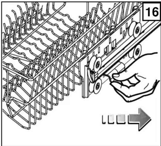 Eudora GSI6104D 1 BDA - Height regulation of the upper basket (if included) - 2