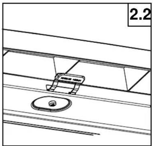 Eudora GSI6104D 1 BDA - Sólo en las versiones con seis patas (máquina libre) - 2