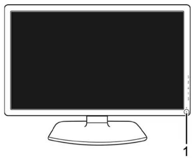 BENQ V2410T - Vue avant - 1