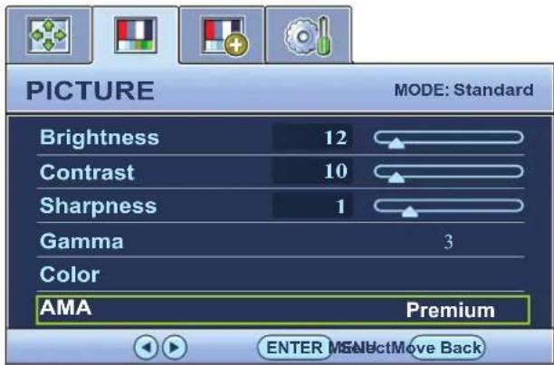 BENQ VW2220 - Menu Image - 1