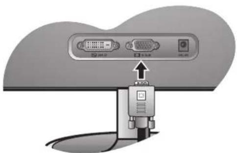 BENQ VW2220 - Pour connecter le cable D-Sub - 1