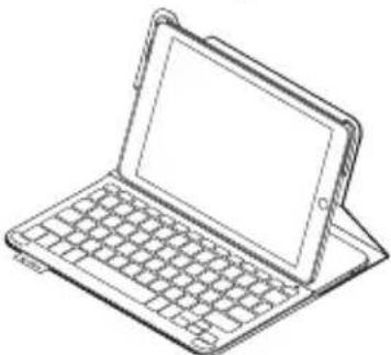 LOGITECH Keyboard Case iPad Air Plus - Дваразочи пооженя - 1