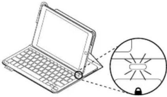 LOGITECH Keyboard Case iPad Air Plus - Yhdistäminen iPadiin - 1