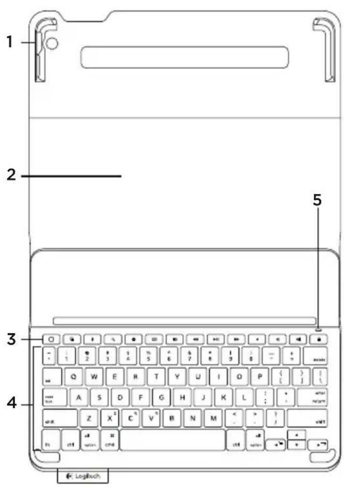 LOGITECH Keyboard Case iPad Air Plus - Know your product - 1